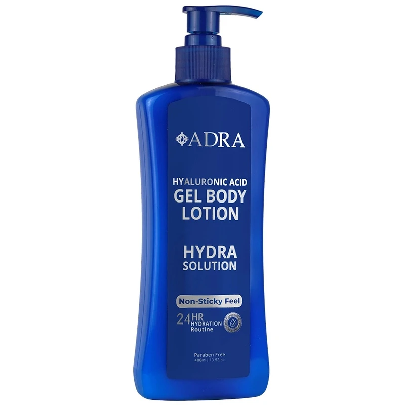 ژل لوسیون بدن آدرا مدل Hyaluronic Acid حجم 400 میلی لیتر