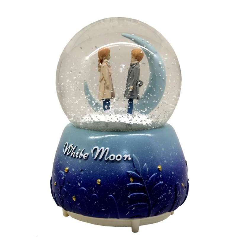 گوی موزیکال مدل White moon