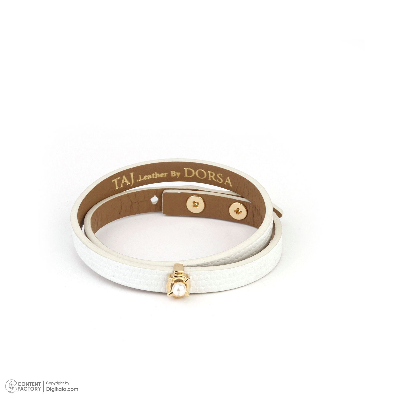 دستبند طلا 18 عیار زنانه تاج مدل G591 -  - 4