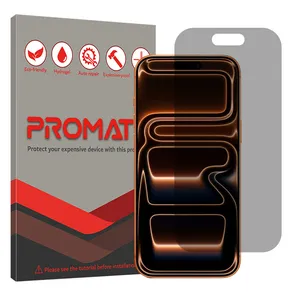 Promate privacy screen protector suitable for Apple iPhone 17 Pro Max Mobile phone