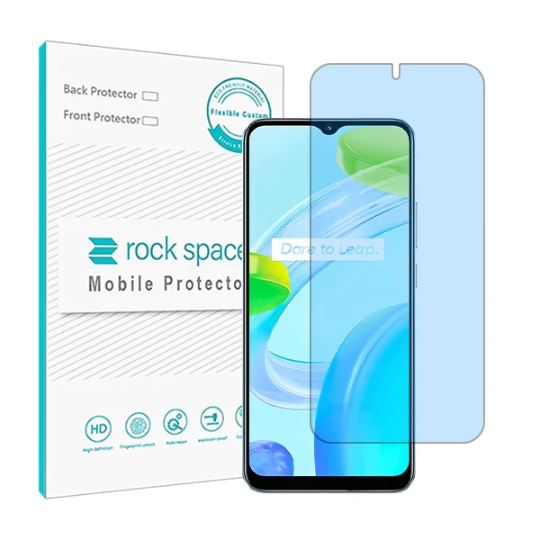 محافظ صفحه نمایش ضد اشعه آبی راک اسپیس مدل HyBLU مناسب برای گوشی موبایل ریلمی C30