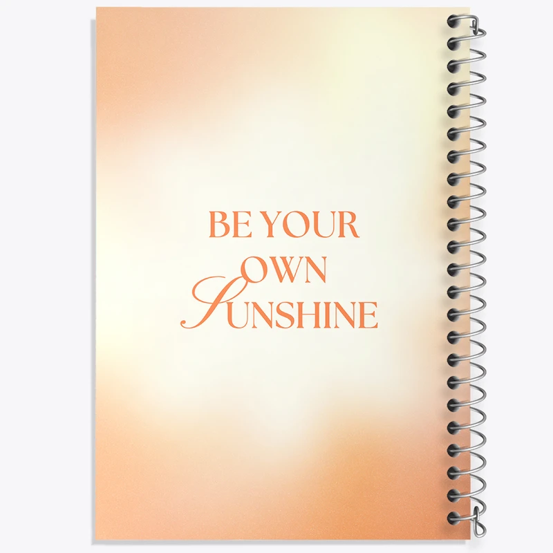 دفتر لیست خرید 50 برگ خندالو طرح Be Your Own Funshine کد N2358
