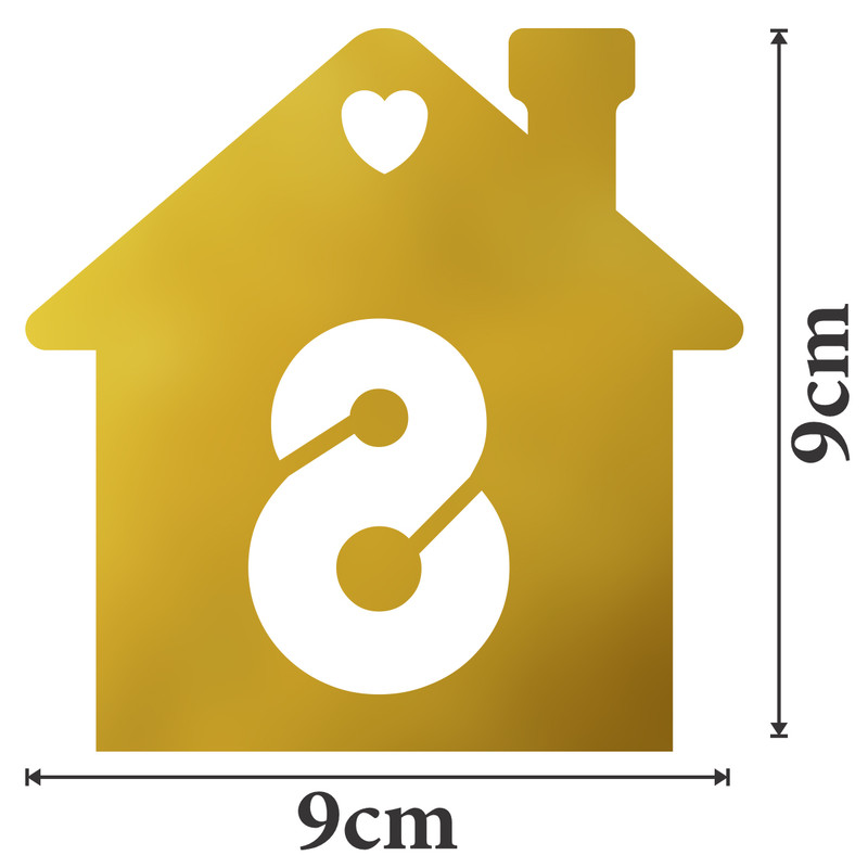 تابلو نشانگر مستر راد طرح پلاک واحد شماره 8 کد H-G 08