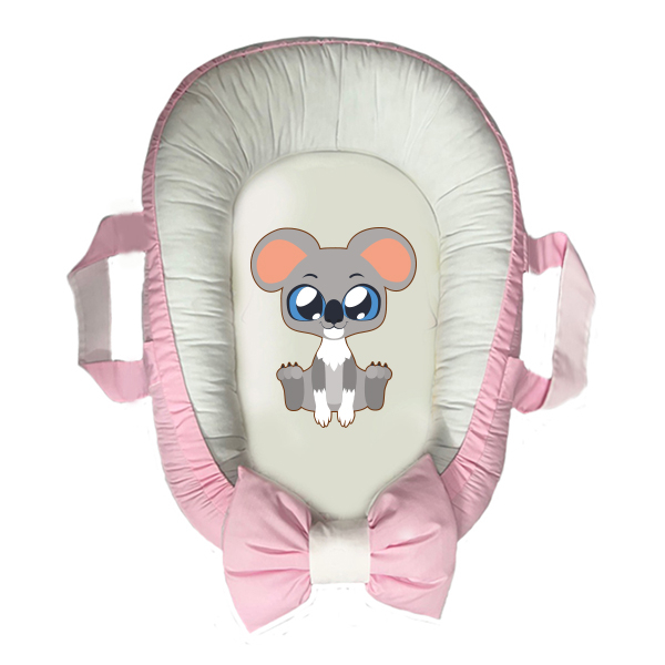 سرویس خواب سه تکه نوزاد مدل گارد محافظ دار طرح موشی کد 062