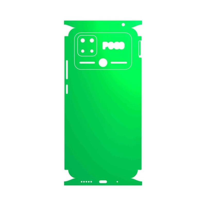برچسب پوششی ماهوت مدل Matte-Green-FullSkin مناسب برای گوشی موبایل شیائومی Poco C40