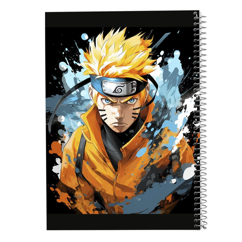 دفتر ژورنال نویسی 50 برگ مدوپد مدل نقطه ای طرح Naroto کد DF11437