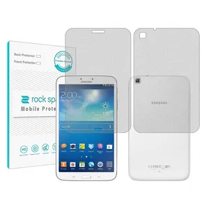Rockspace model HyMTT screen protector suitable for Samsung Galaxy Tab 3 8.0 tablet along with tablet back protector