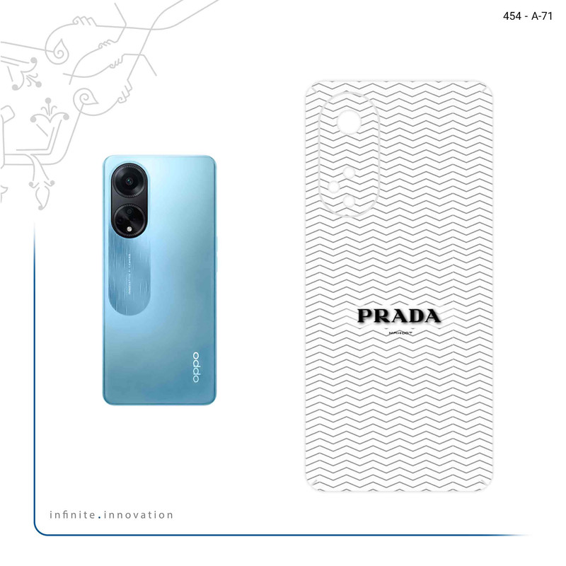 برچسب پوششی ماهوت مدل Prada مناسب برای گوشی موبایل اپو A98