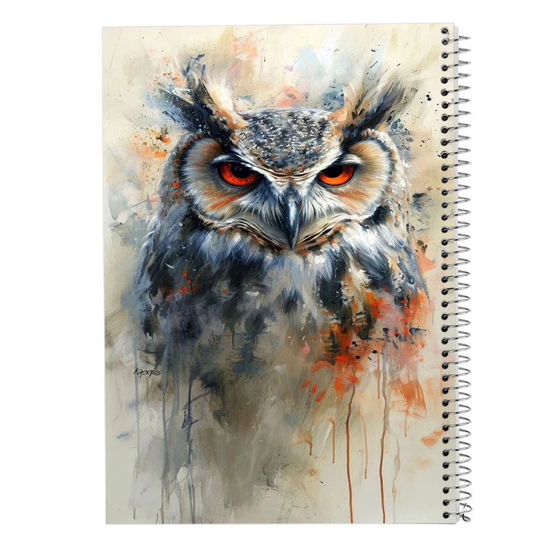 دفتر ژورنال نویسی 50 برگ مدوپد مدل نقطه ای طرح پرنده کد DF15295