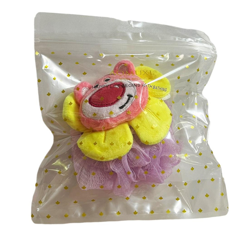 لیف حمام کودک مدل عروسکی کد 7711-6