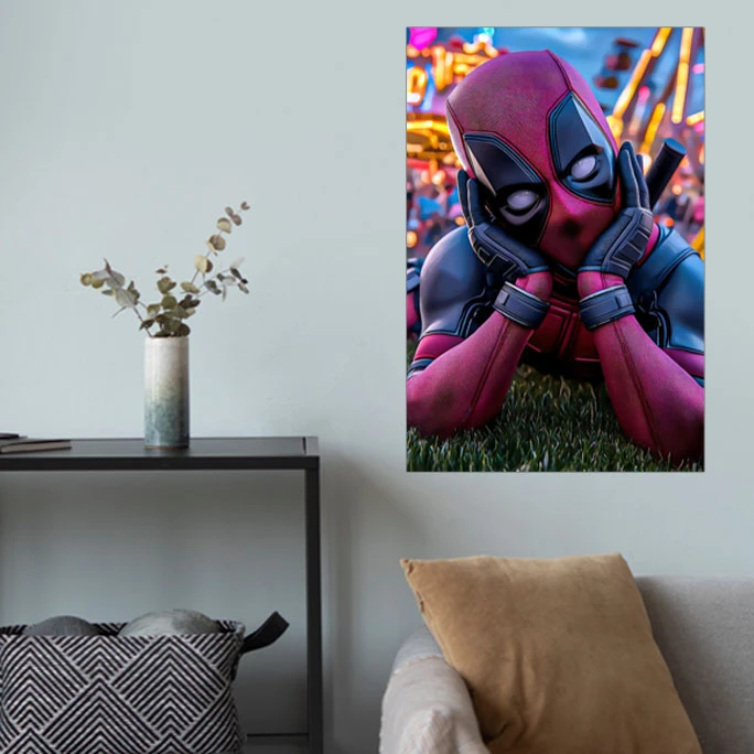 پوستر گوفی مدل ددپول بامزه و کیوت وید ویلسون کد CUTE54