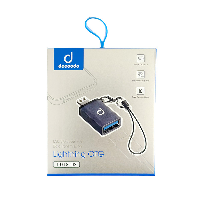 مبدل USB OTG به لایتنینگ دکودو مدل DOTG-02