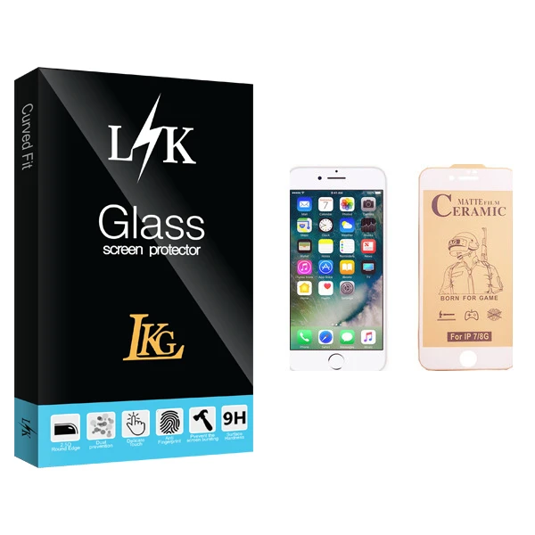 محافظ صفحه نمایش سرامیکی ال کا جی مدل LK Glass مناسب برای گوشی موبایل اپل iPhone 7