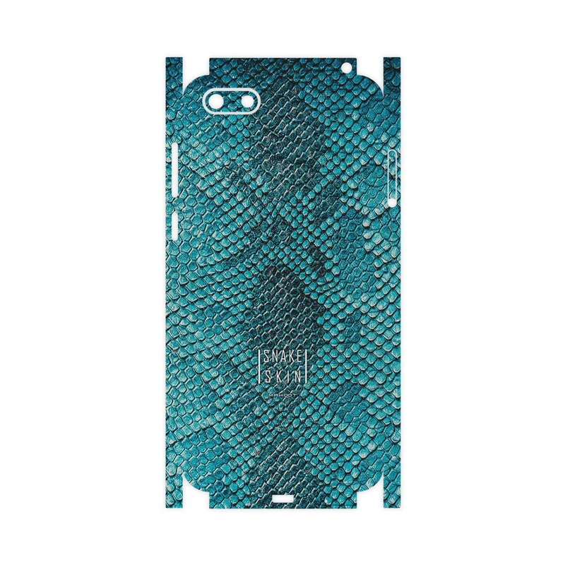 برچسب پوششی ماهوت مدل Blue Snake Skin-FullSkin مناسب برای گوشی موبایل هوآوی Y5 Prime 2018