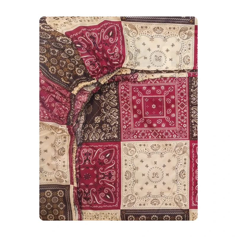ملحفه آدنو مدل روژان کد CH107 یک نفره سایز 90x200 سانتی متر
