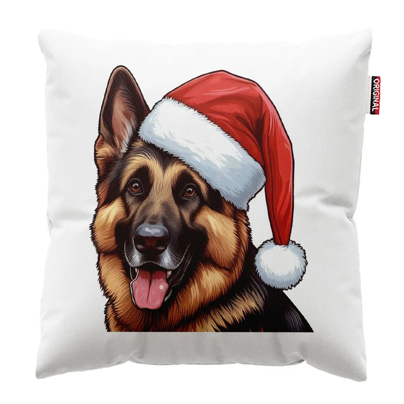 کوسن پاد آفرین طرح سگ بامزه کد 2258 سایز 30*30 سانتی متر