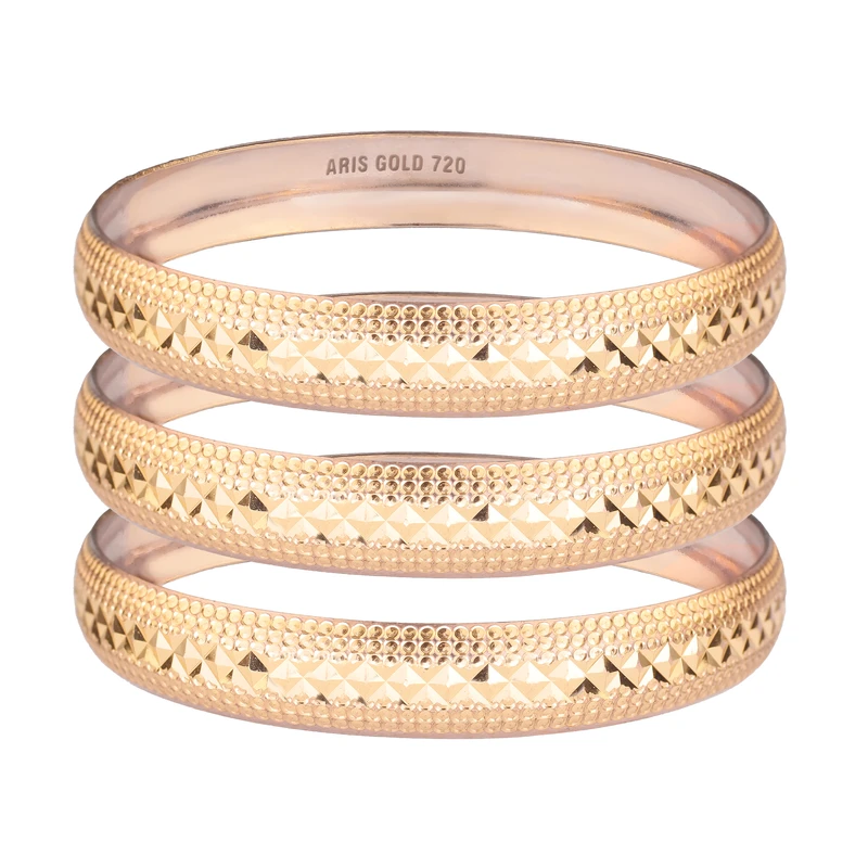 النگو زنانه آریس گلد مدل 73 کد 1 بسته سه عددی