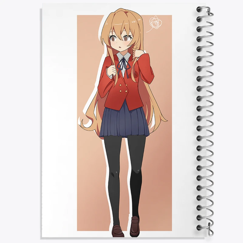 دفتر لیست خرید 50 برگ خندالو طرح تایگا انیمه تورادورا کد 32483