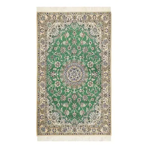 فرش دستبافت ذرع و نیم طرح نایین کد D02429N