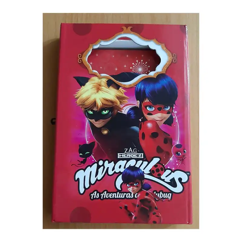 دفتر خاطرات طرح دختر کفشدوزکی مدل قفل دار کد 1248