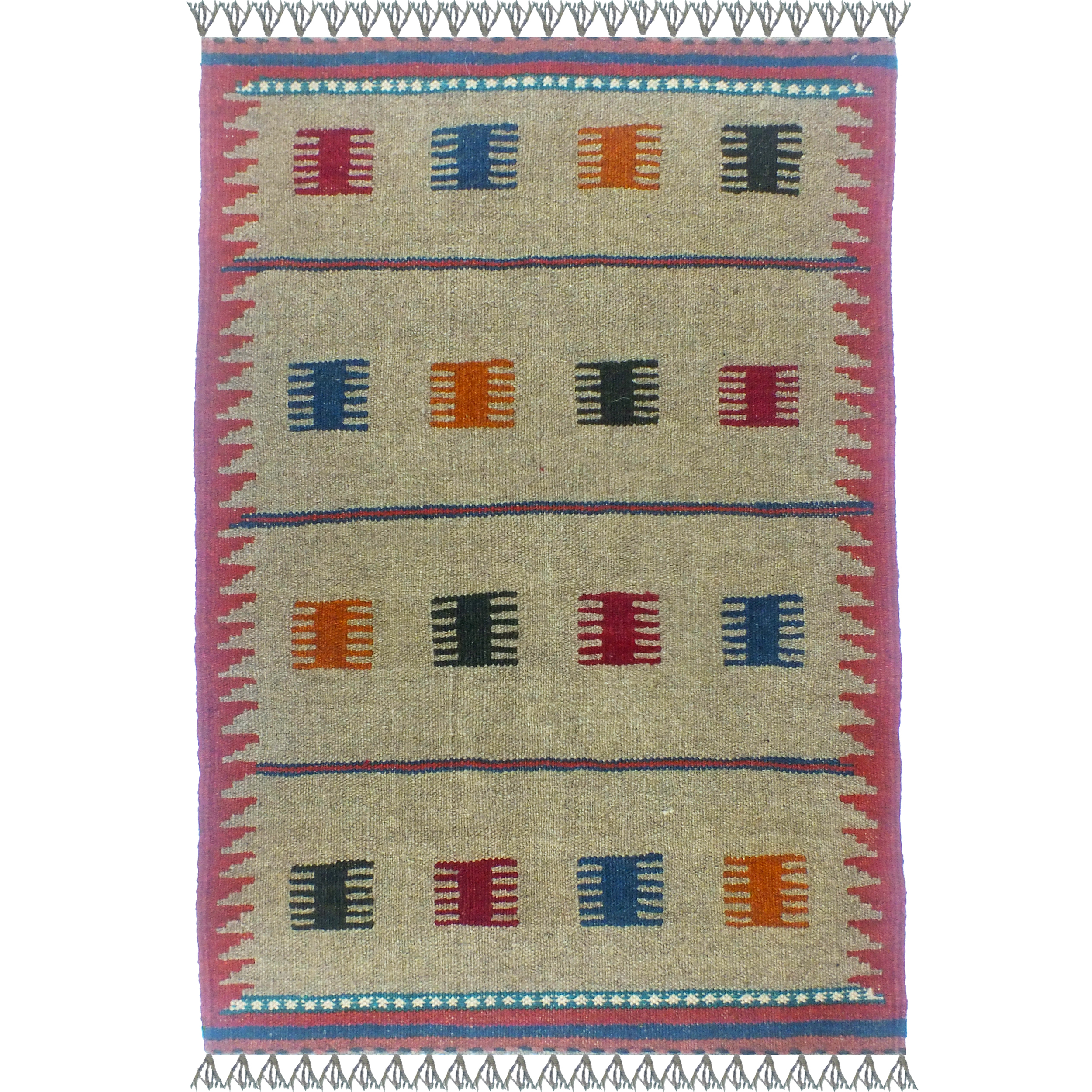 گلیم دستبافت یک متری آریا راگز کد pad 2583637 