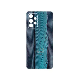 MAHOOT Turquoise feathers Cover Sticker for Samsung Galaxy A52s 5G