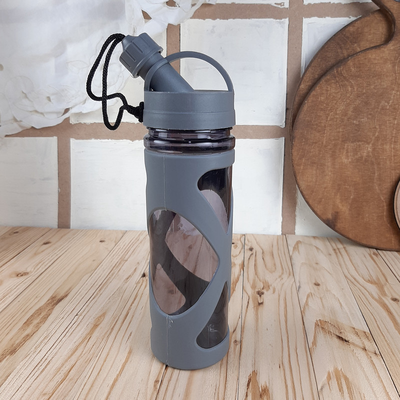 قمقمه دوچرخه مدل روکش دار کد 02T گنجایش 0.5 لیتر
