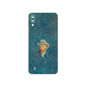 MAHOOT Self portrait with a gray felt hat Cover Sticker for Samsung Galaxy M10