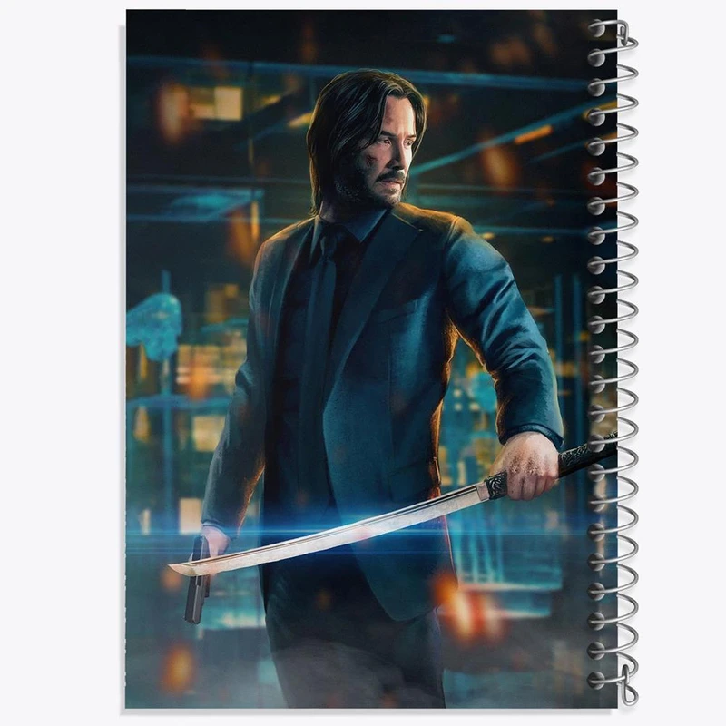 دفتر نقاشی 50 برگ خندالو مدل جان ویک John Wick کد 28552