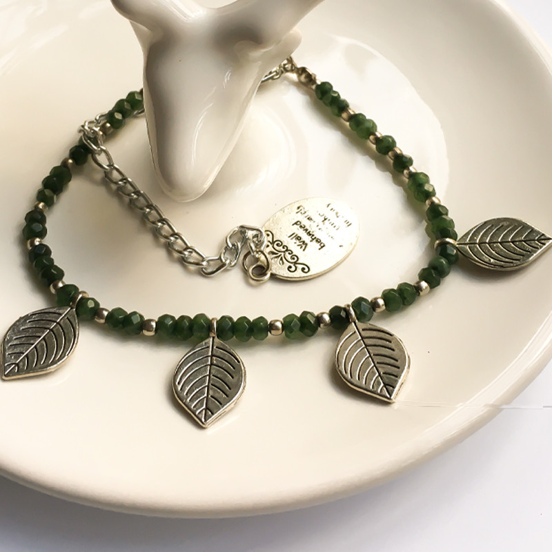 پابند زنانه مدل برگ خزان