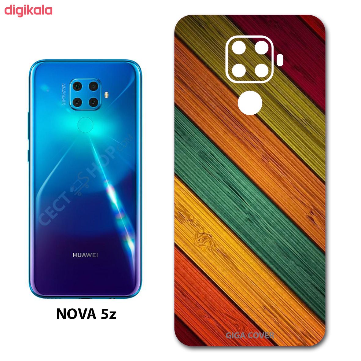برچسب پوششی گیگا کاور کد 1008 مناسب برای گوشی موبایل هوآوی Nova 5Z main 1 1