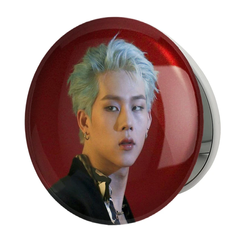 آینه جیبی خندالو طرح جوهان گروه مانستا اکس MONSTA X مدل تاشو کد 21132 