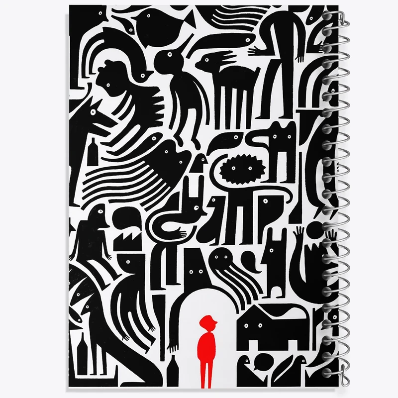 دفتر نقاشی 50 برگ خندالو طرح فانتزی کد F175