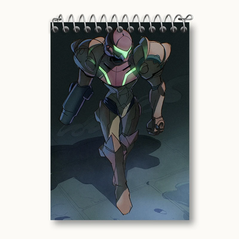 دفتر یادداشت 50 برگ خندالو مدل بازی متروید (Metroid) کد 35625