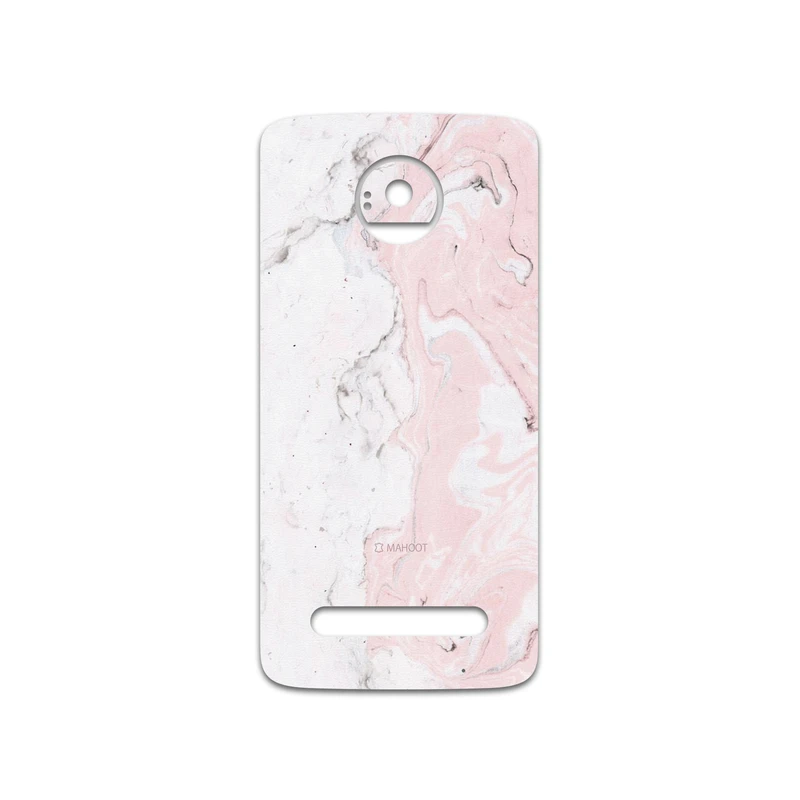 برچسب پوششی ماهوت مدل Blanco-Pink-Marble مناسب برای گوشی موبایل موتورولا Moto Z2 Play