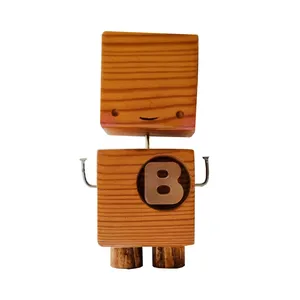 مجسمه مدل آدمک چوبی حرف B