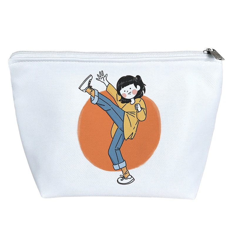 کیف لوازم آرایش دخترانه خندالو مدل دختر بازیگوش کد H1997