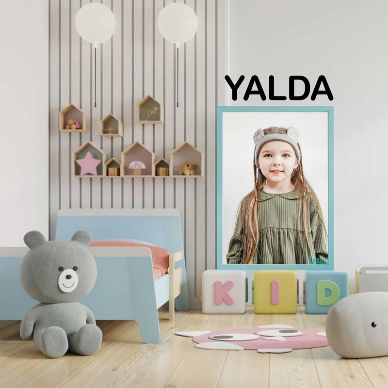 استیکر چوبی مدل حروف انگلیسی کد MDF-M-D