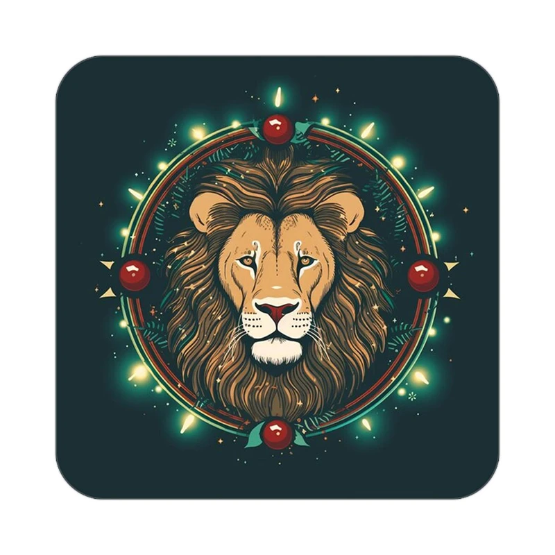 زیر لیوانی کاکتی طرح شیر مدل mp24267