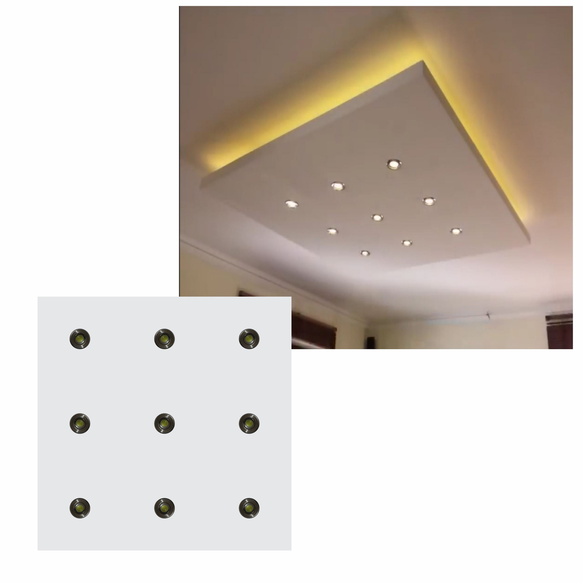 کناف پیش ساخته سقف مدل آرک طرح ساده