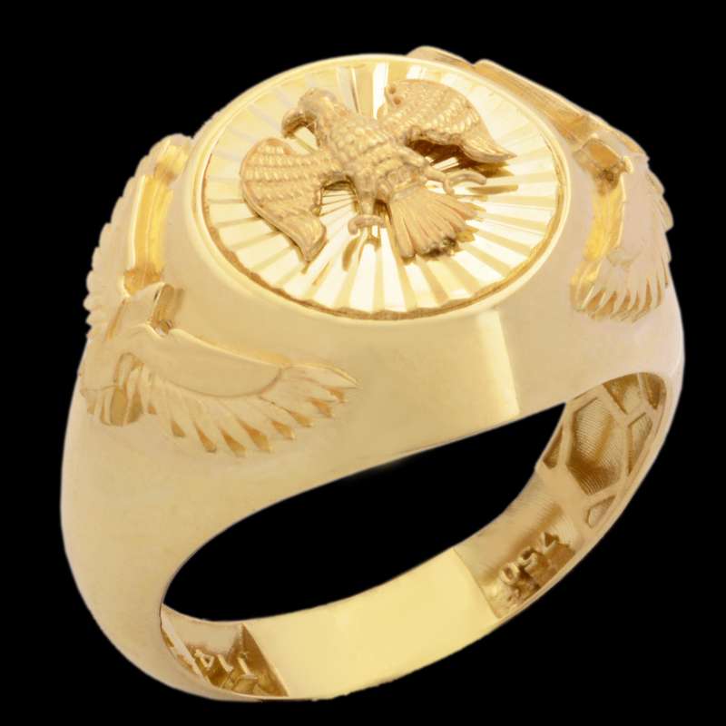 انگشتر طلا 18 عیار مردانه طلای مستجابی کد 62