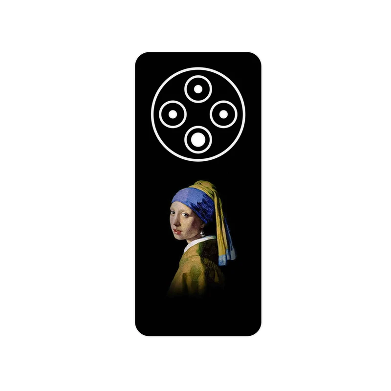 برچسب پوششی ماهوت مدل Girl with a Pearl Earring of Vermeer مناسب برای گوشی موبایل شیائومی Redmi 14C