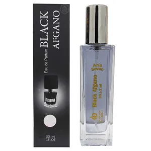 عطر جیبی مردانه آریاسون مدل BLACK AFGANO حجم 30 میلی لیتر