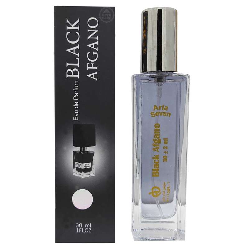 عطر جیبی مردانه آریاسون مدل BLACK AFGANO حجم 30 میلی لیتر