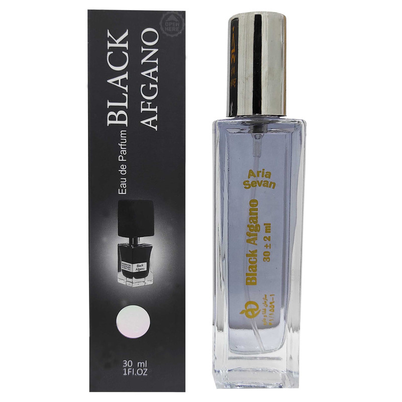عطر جیبی مردانه آریاسون مدل BLACK AFGANO حجم 30 میلی لیتر