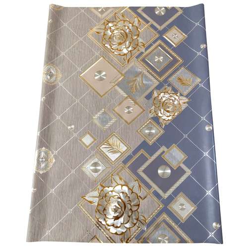 سفره 6 نفره مدل لایت پشت نخی طلاکوب