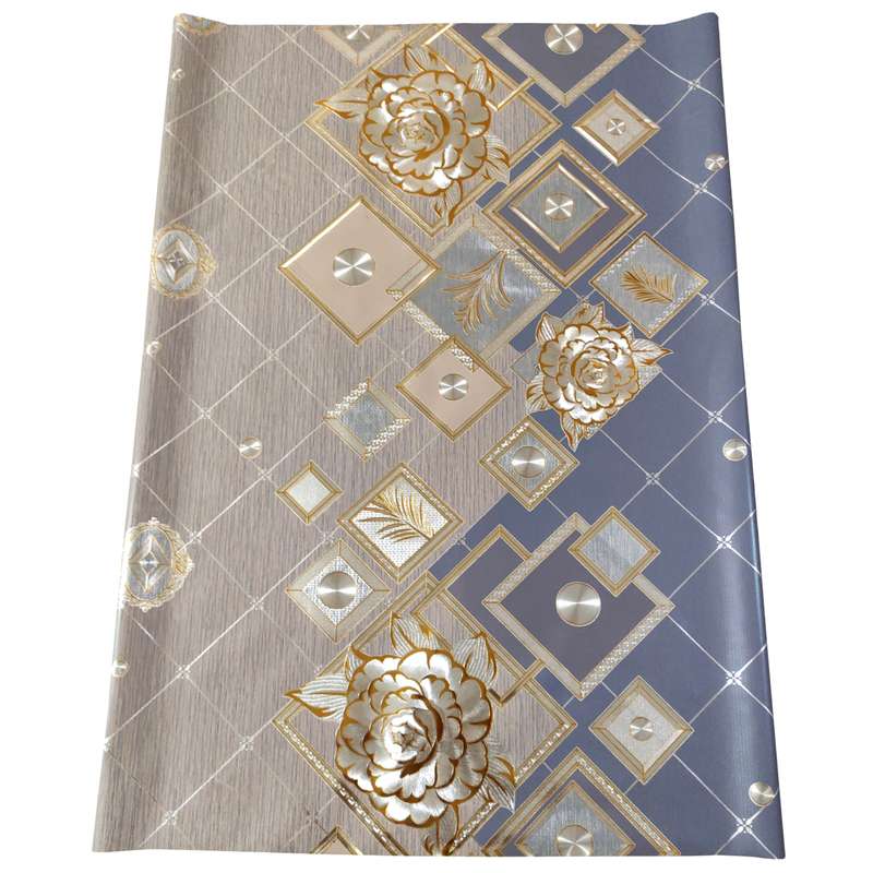 سفره 6 نفره مدل لایت پشت نخی طلاکوب