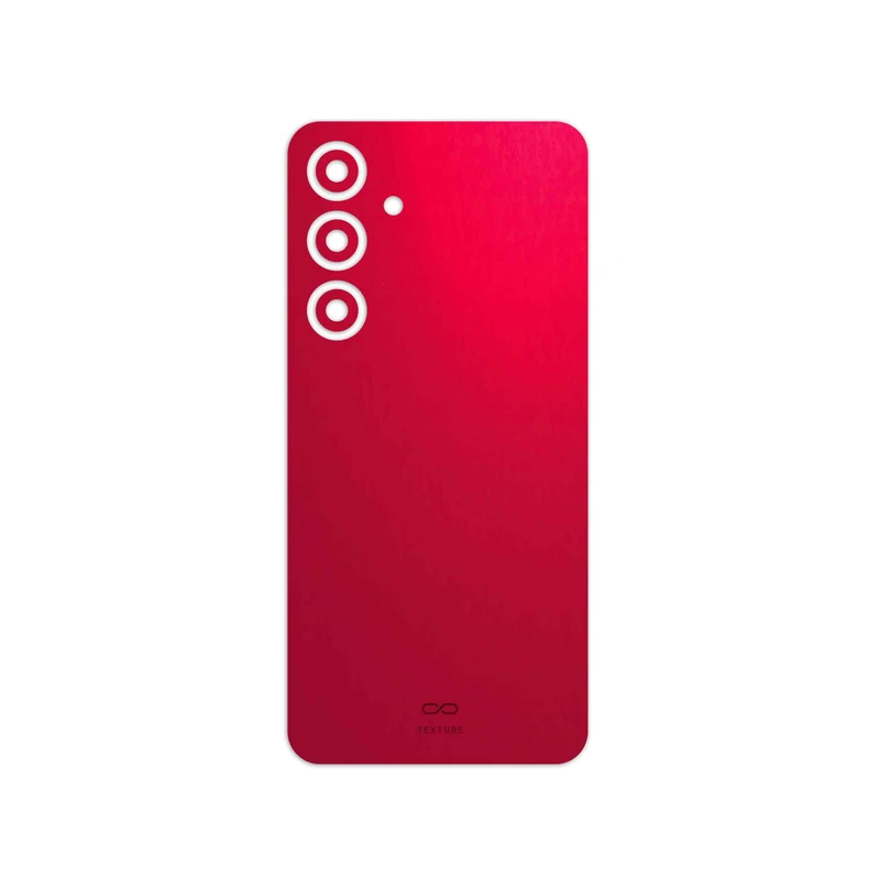 برچسب پوششی ماهوت مدل Matte-Warm-Red مناسب برای گوشی موبایل سامسونگ Galaxy S24 FE