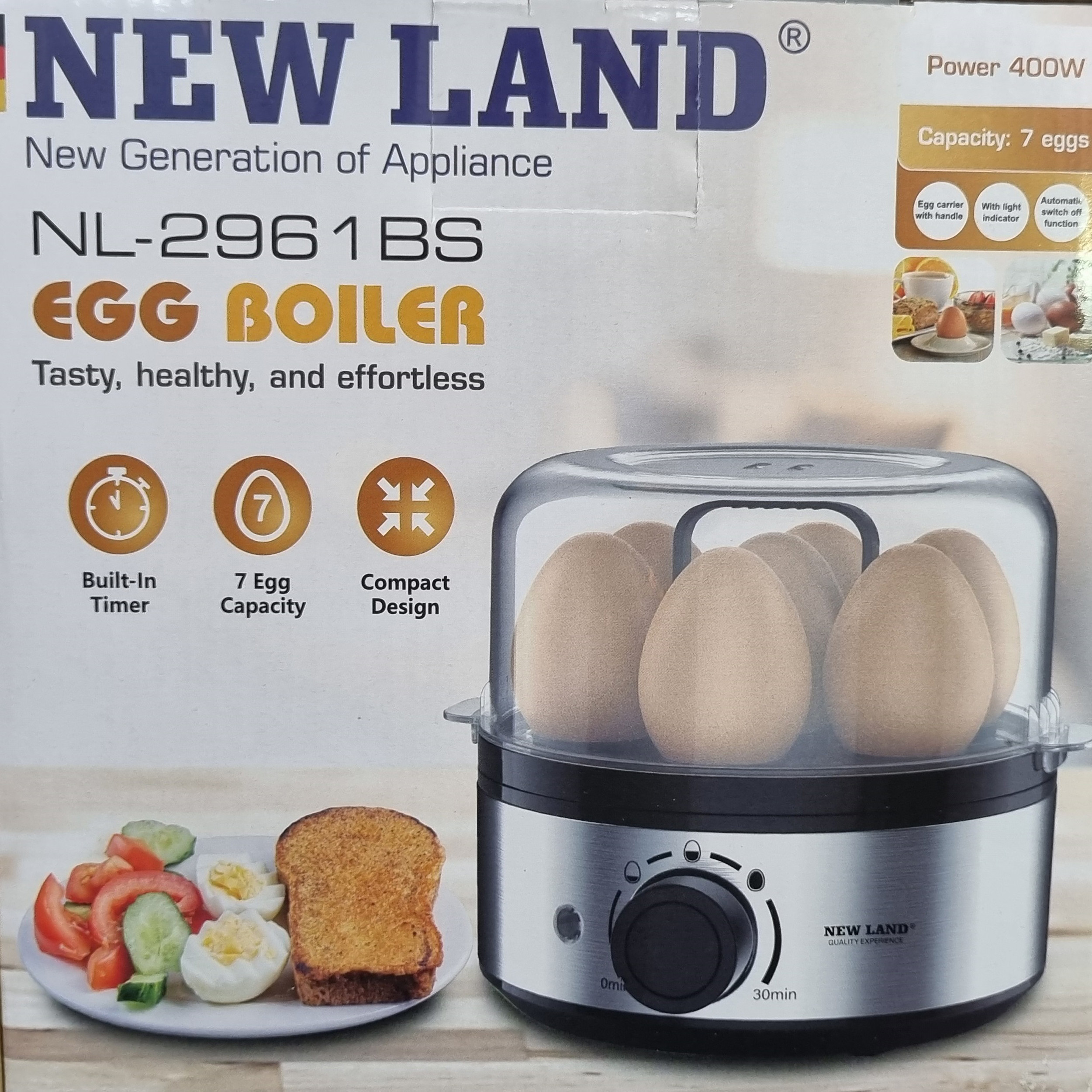 تخم مرغ پز نیولند مدل NL-2961BS