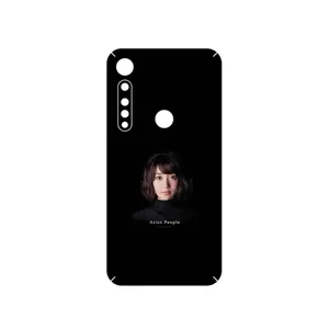 MAHOOT Portrait of an Asian Woman Cover Sticker for Motorola One Vision Plus